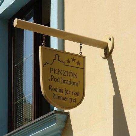 Penzion Pod Hradom Тренчин Экстерьер фото